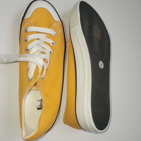 yellow sneakers - Picture 3 of 3